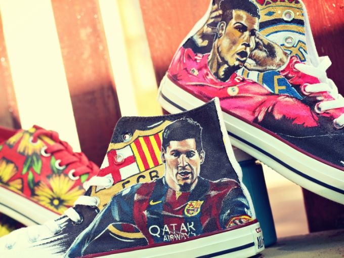 messi and ronaldo sneakers